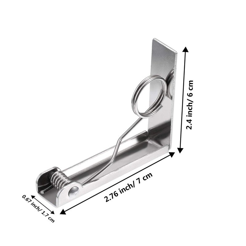 Maxdot Tablecloth Clips Stainless Steel Table Cloth Cover Clamps for Outdoor and Indoor (12) - Image 3